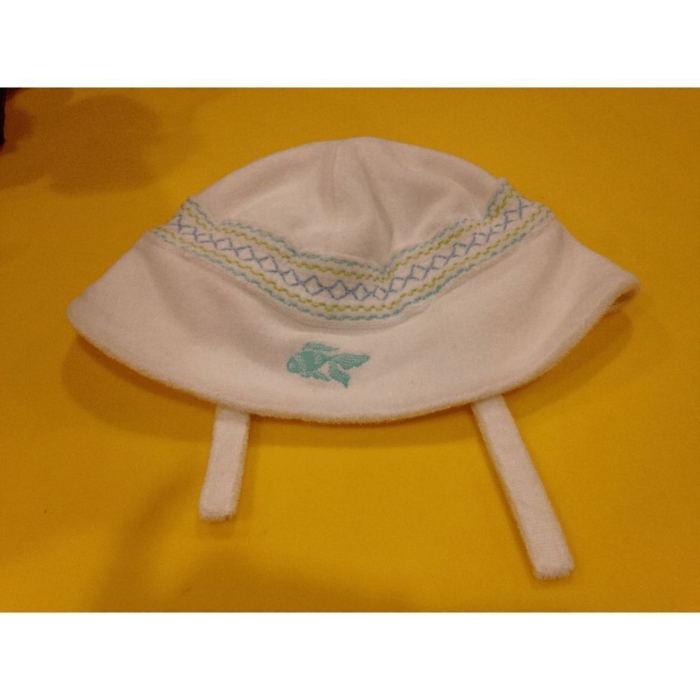 Unisex Baby Bonnet Beanie Sun Hats White 6-12 Months